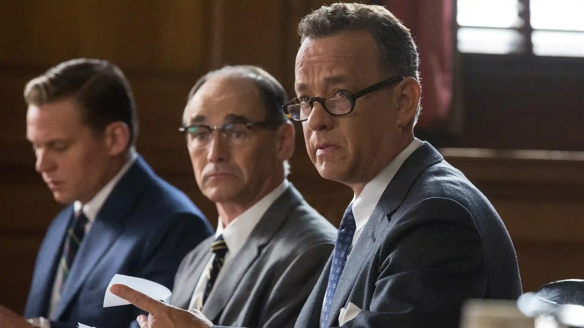 Tom Hanks is a private lawyer, representing a Russian spy.
