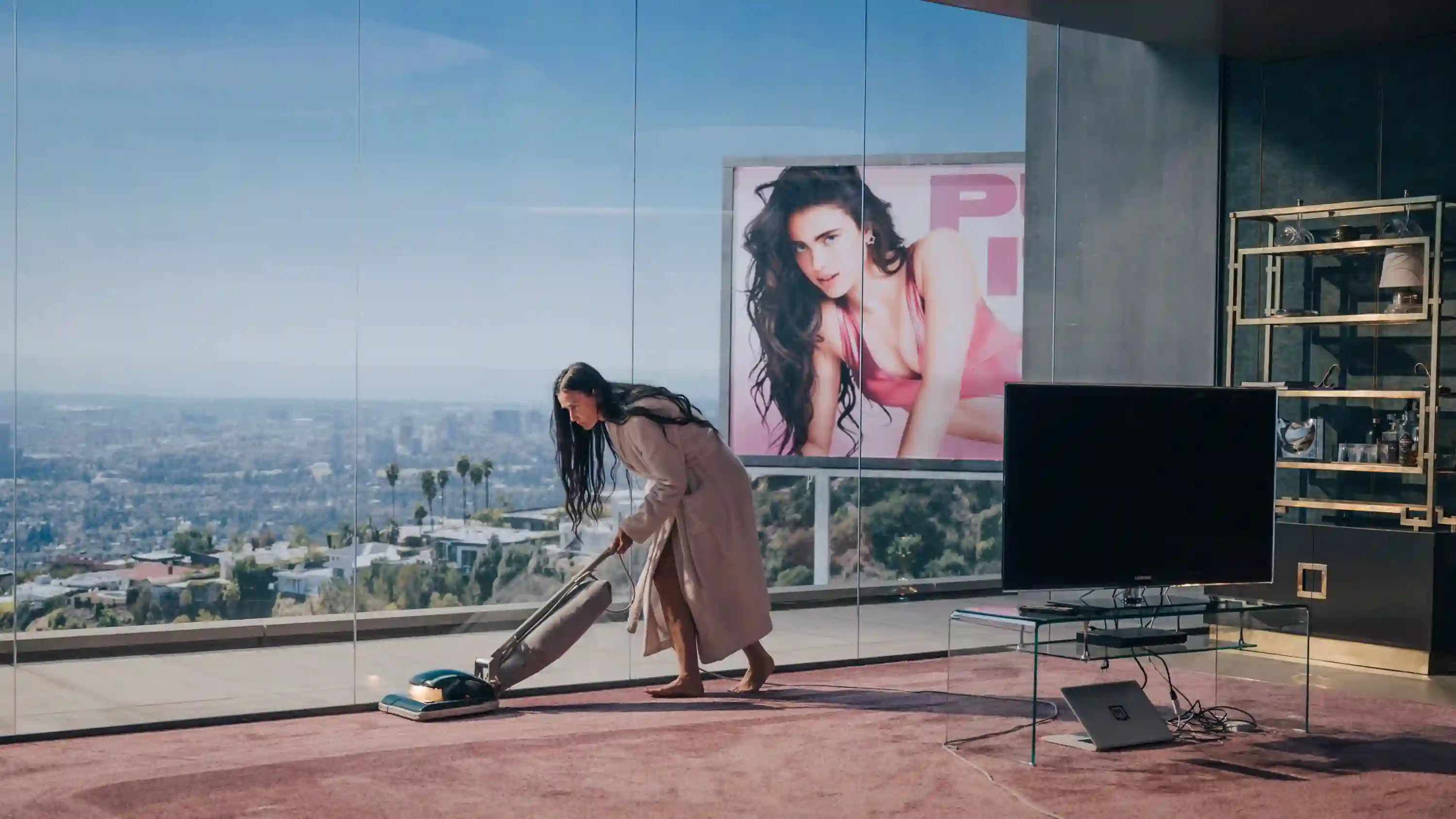 Demi Moore competes with a different version of herself.